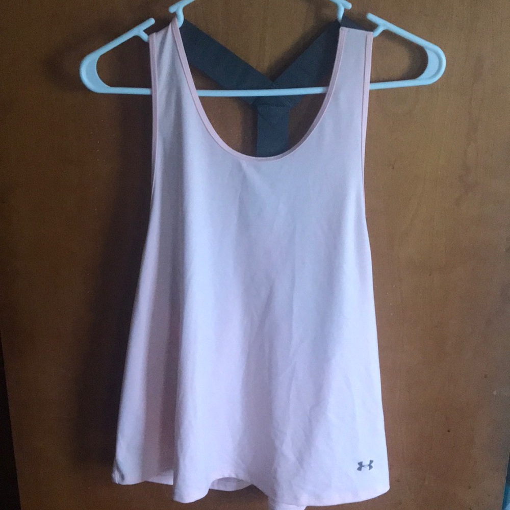 Underarmor light pink tank top